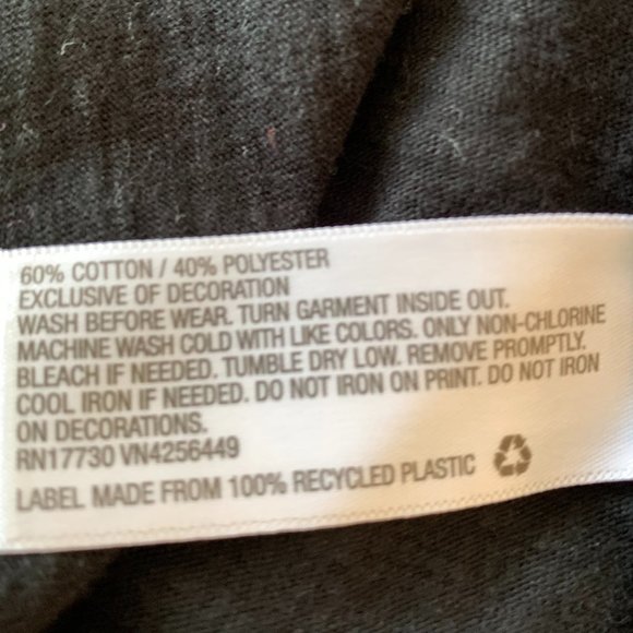 CAT & JACK Swan Long Sleeve T-Shirt, Black, Size: L (10/12) - Picture 5 of 6